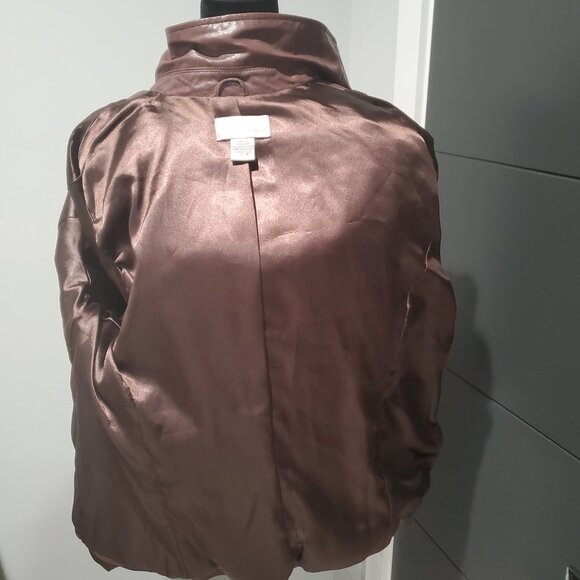 Spiegel Women's Rich Brown Leather Jacket - Picture 7 of 11
